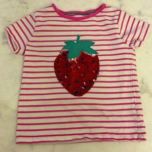 Mini Boden Sequined Color Change Tee Shirt